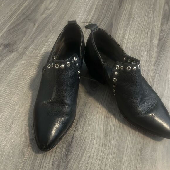 Rebecca Minkoff Black Leather Boots - Picture 1 of 8